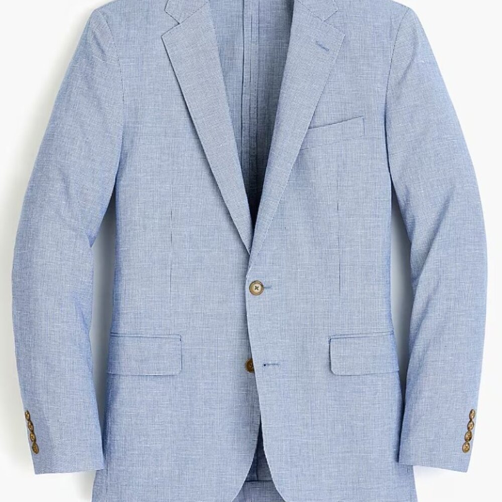 J.Crew 42R Ludlow Slim-fit Unstructured suit jacket in micro houndstooth NWT